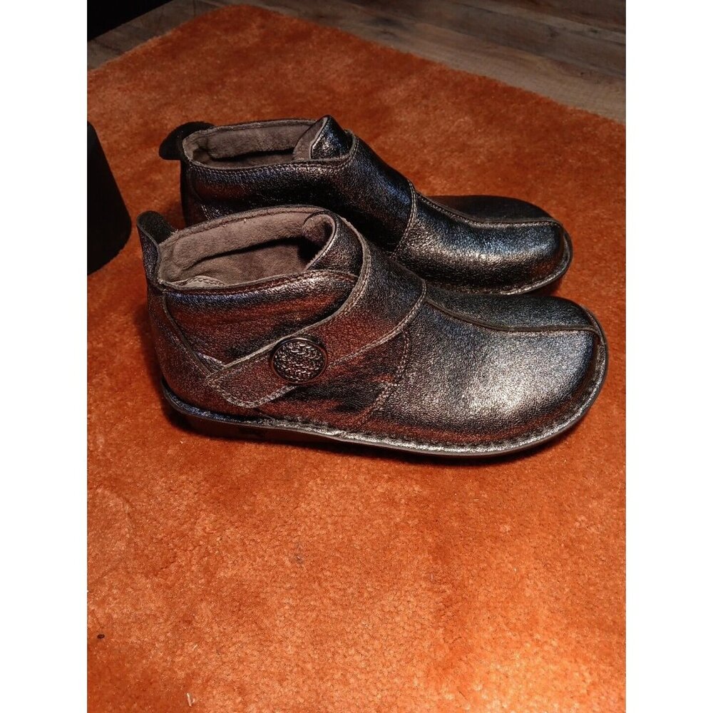 Alegria Cat 188 Boots Comfy Lite Weight New Sz E38‎  AMERICAN 7.5 Color Pewter